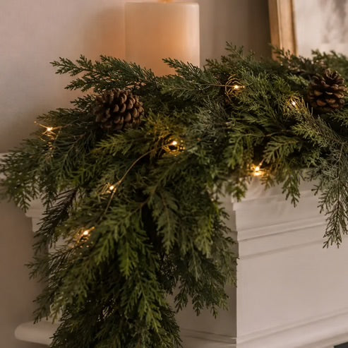 Real Touch Cedar Garlands